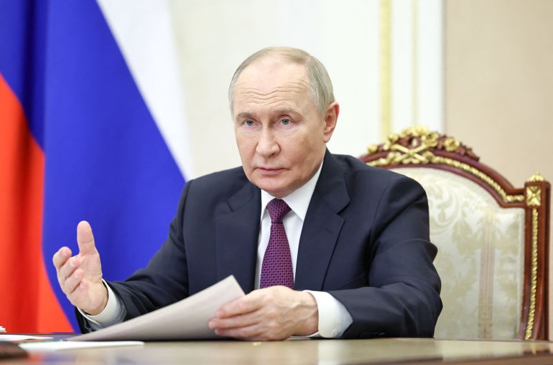 Russian forces are creating ‘buffer zone’ along Russia-Ukraine border, Putin says