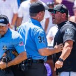 Coastal Carolina’s Kevin Schnall blasts College World Series ejection