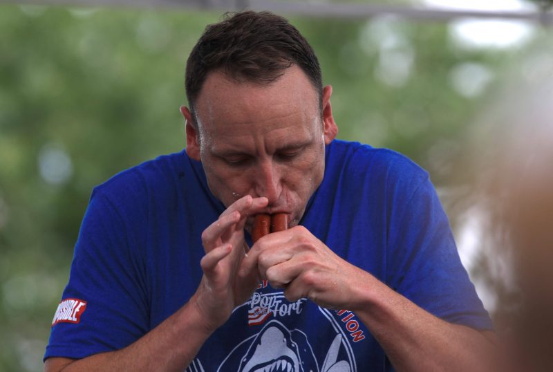 Joey Chestnut’s year-by-year results at hot dog eating contest