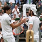 American fifth seed reaches Wimbledon quarters after opponent retires