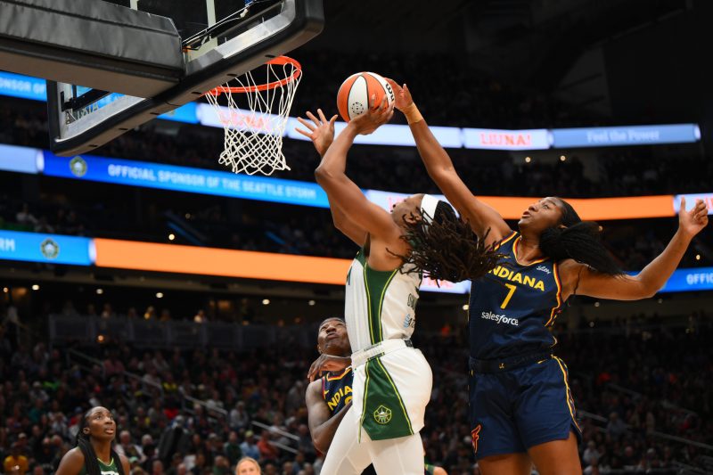 Fever beat Storm for fifth straight win without Caitlin Clark