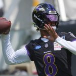 Ravens star QB leaves practice early