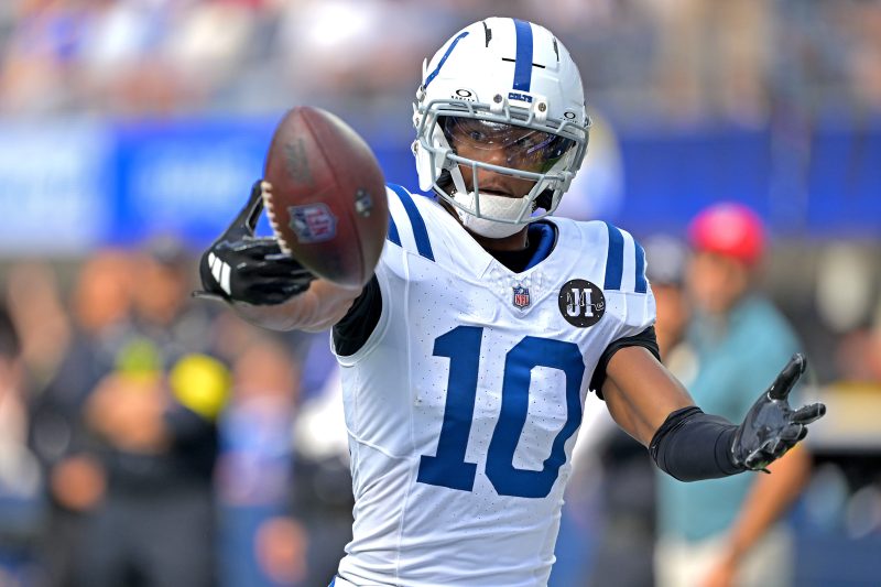 Colts WR Adonai Mitchell makes catastrophic mistake against Rams