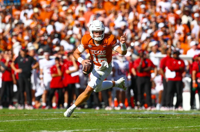 Arch Manning stats today: How did Texas football QB play in Week 7?