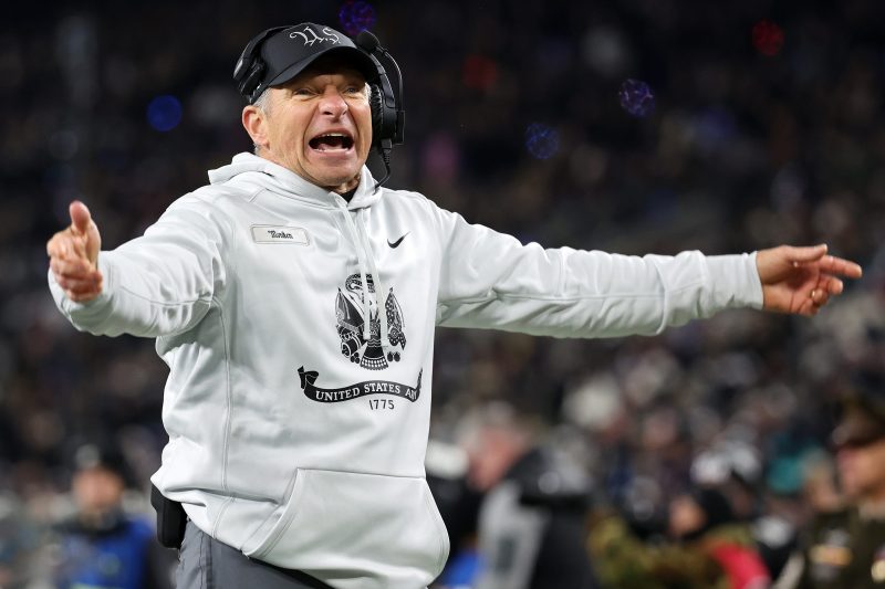 Jeff Monken fails to dodge Gatorade bath after Army’s Fenway Bowl win