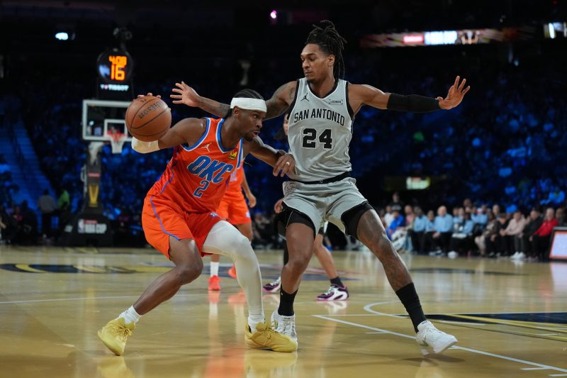 Spurs quiet Thunder with third straight win vs. NBA champs: Highlights