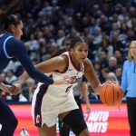 No. 1 UConn women’s basketball overwhelms Villanova to stay perfect